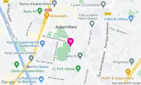 Localisation Restaurant Africain Galaxy Mambo