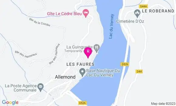 Localisation Restaurant  La Guinguette
