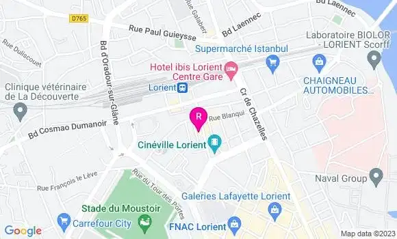 Localisation Pizzeria Zampa