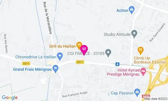 Localisation Restaurant  Le Saloon