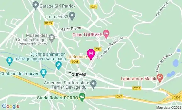 Localisation Pizzeria La Remise