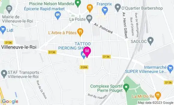Localisation Auberge d