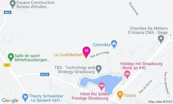 Localisation Restaurant  Le Confidentiel