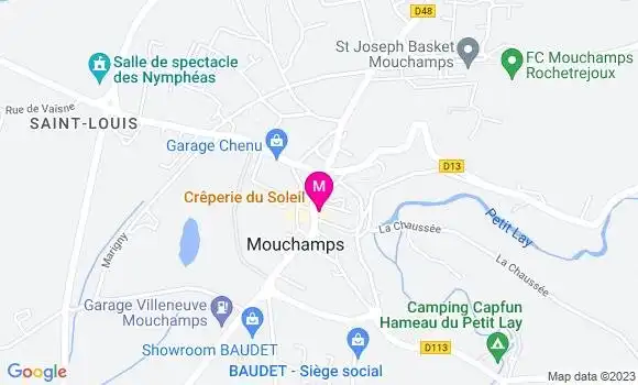 Localisation Crêperie du Soleil