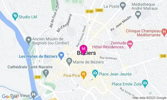 Localisation Restaurant Grill Le Café des Arts