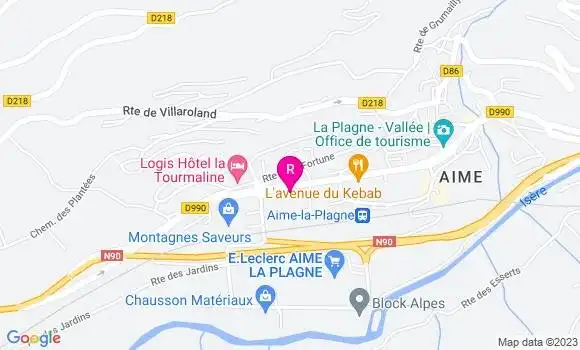 Localisation Auberge du Basilico