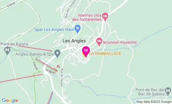 Localisation Restaurant  La Ramballade