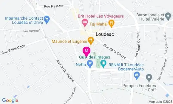 Localisation Restaurant  L