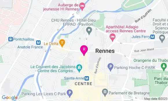 Localisation Restaurant  Le Congrès