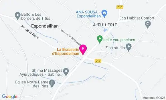 Localisation La Brasserie d