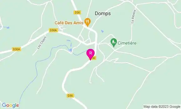 Localisation Restaurant  Café des Amis