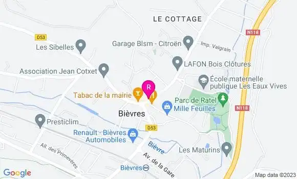 Localisation Restaurant  Le Garden