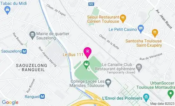 Localisation Restaurant  Le Bus 111