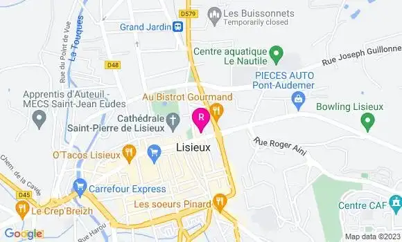 Localisation La Crêperie des Amis