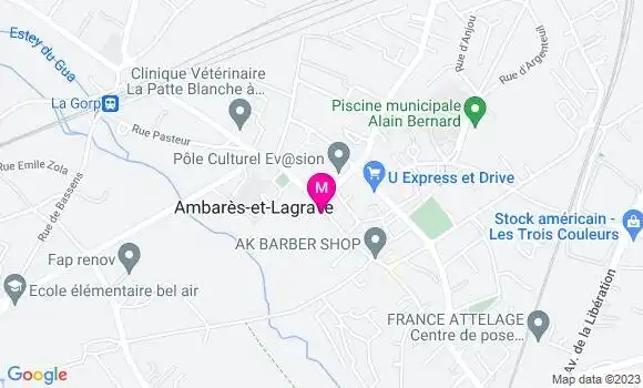 Localisation Restaurant  Le J