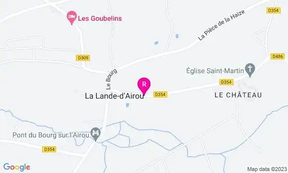 Localisation Restaurant  Le Landais