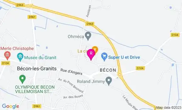 Localisation Restaurant  Le Granitier