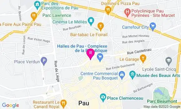 Localisation Restaurant Bar Le Supervie