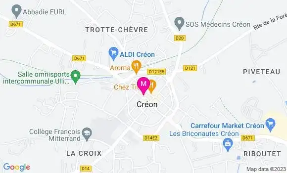 Localisation Restaurant  La Grange à Poulet