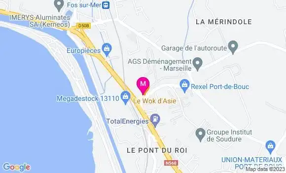 Localisation Restaurant Vietnamien Le Wok d