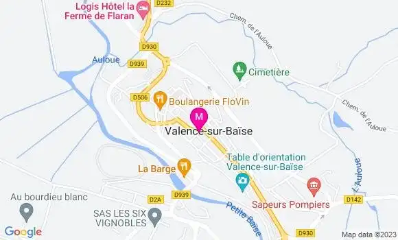 Localisation Brasserie Le Massalet