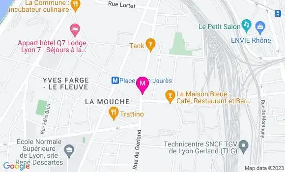 Localisation Le Bistrot du Potager