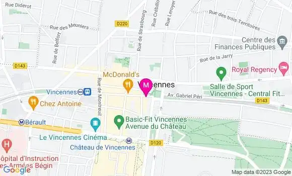 Localisation Restaurant  Café de la Mairie