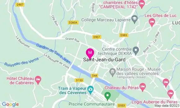 Localisation Restaurant Hôtel Les Bellugues
