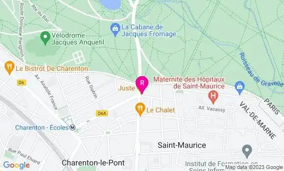 Localisation Restaurant Italien Juste