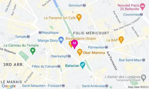 Localisation Restaurant  Le Rigmarole