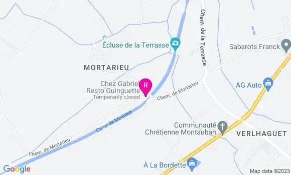 Localisation Restaurant  Chez Gabriel