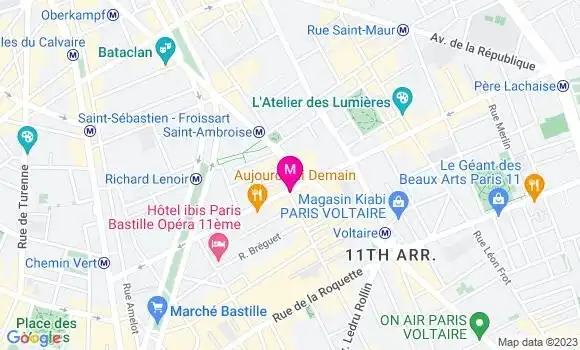 Localisation Restaurant Bar Le Rosalie