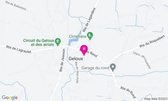 Localisation Auberge Chez Suzon