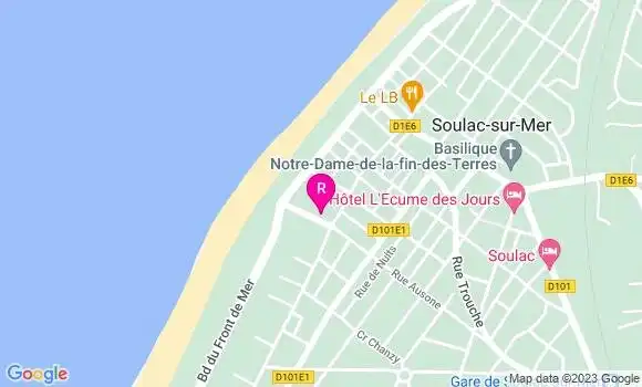 Localisation Restaurant  Quatre Elements