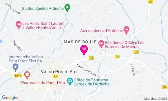 Localisation Restaurant  La Table de Mon Fils