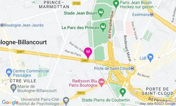 Localisation Bistrot Le Bistro de la Reine
