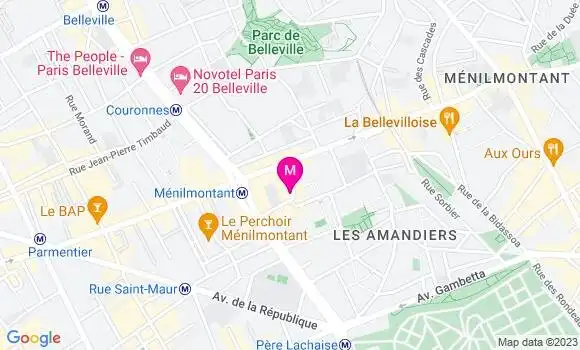Localisation Bistrot Les Canailles