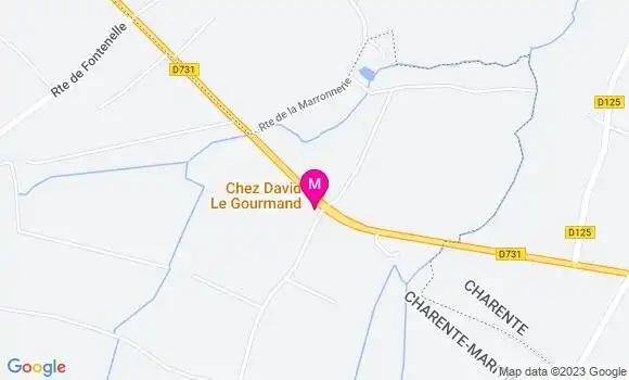 Localisation Restaurant  Les Deux Charentes