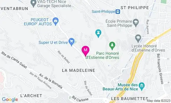 Localisation Restaurant  Mad Pizza