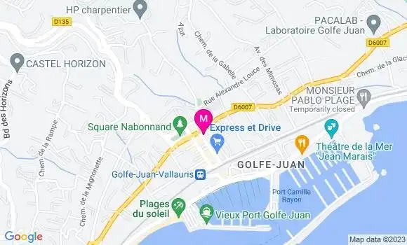 Localisation Restaurant  Wok 2 Go