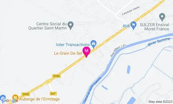Localisation Restaurant  Le Grain de Sel