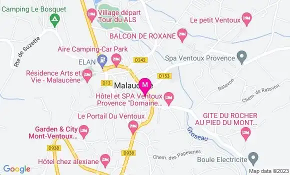 Localisation Pizzeria La Farigoule