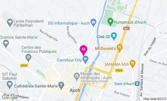 Localisation Restaurant  Le Marceau