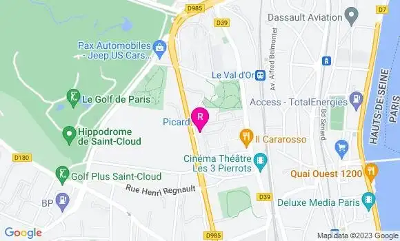 Localisation Pizzeria Super Pizza 92
