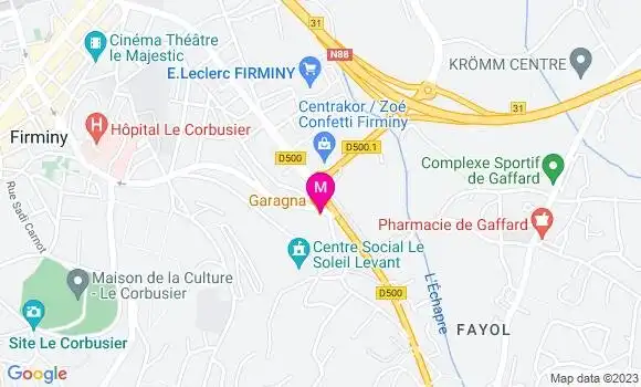 Localisation Restaurant  Garagna