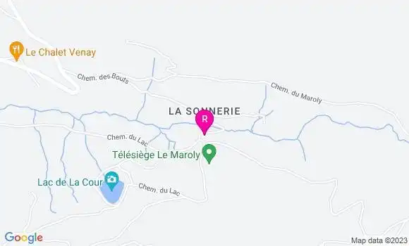 Localisation Restaurant  Le Chalet du Maroly