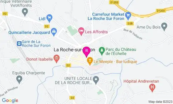 Localisation Restaurant  Au Plain Château
