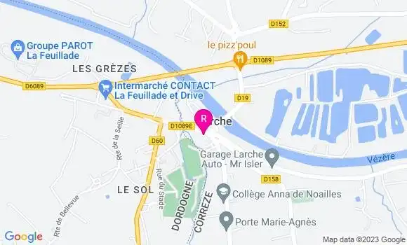 Localisation Restaurant  Les 2 G