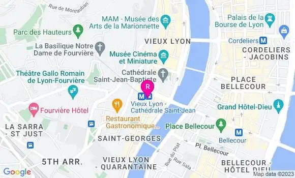 Localisation Restaurant  La Sommeliere