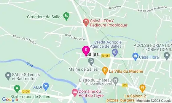 Localisation Restaurant Bar River